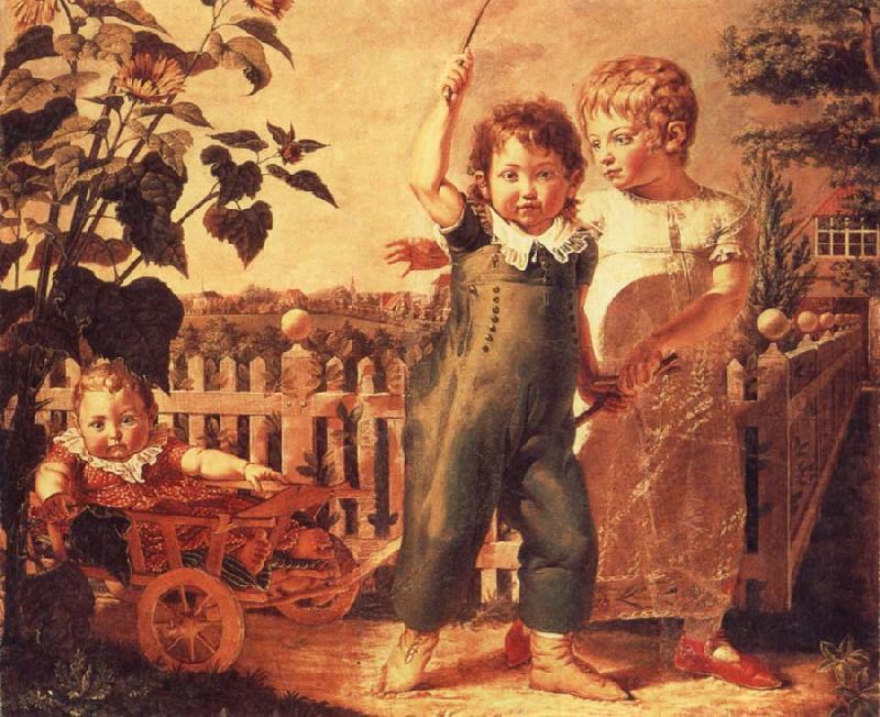 Philipp Otto Runge Die Hulsenbeckschen Kinder oil painting picture